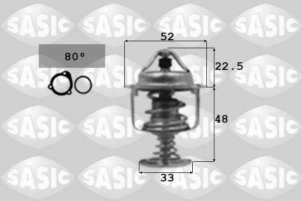 Termostat, płyn chłodzący SASIC 3306065