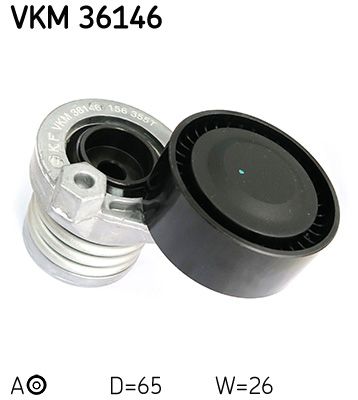 Rolka napinacza, pasek klinowy wielorowkowy SKF VKM 36146