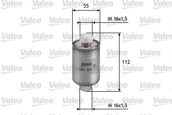 Filtr paliwa VALEO 587201