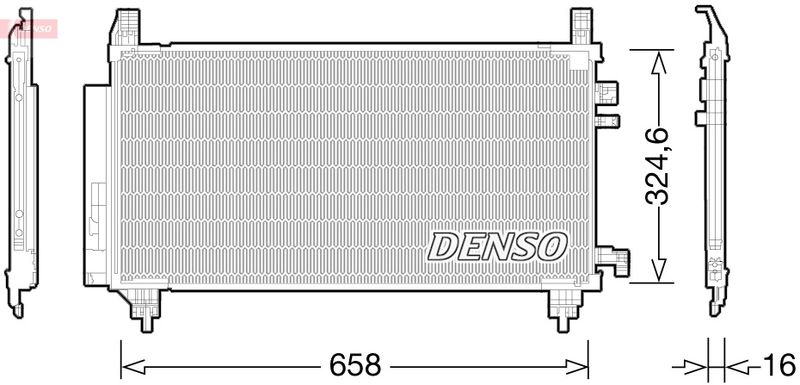 Skraplacz, klimatyzacja Denso DCN50046