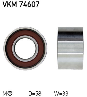 Rolka napinacza, pasek rozrządu SKF VKM 74607
