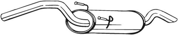 Tłumik końcowy BOSAL 148-265