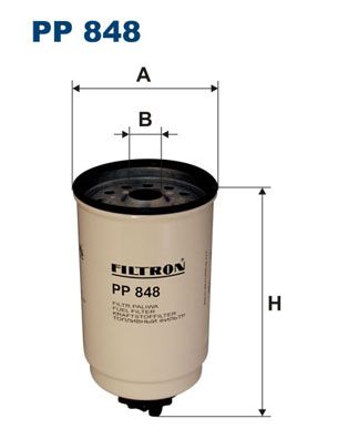 Filtr paliwa FILTRON pp 848