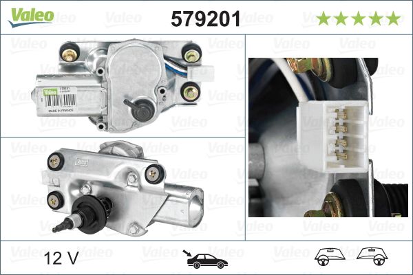 Silnik wycieraczek VALEO 579201