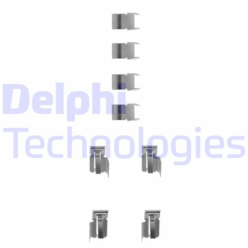 Zestaw akcesoriów, klocki hamulcowe DELPHI LX0183