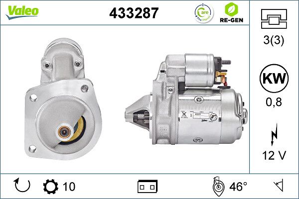 Rozrusznik VALEO 433287
