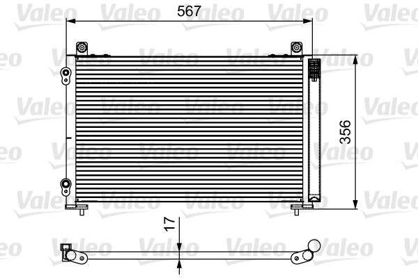 Skraplacz, klimatyzacja VALEO 814097