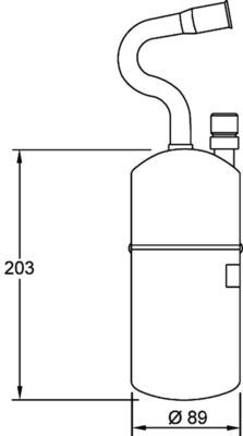 Osuszacz, klimatyzacja MAHLE ad 34 000s