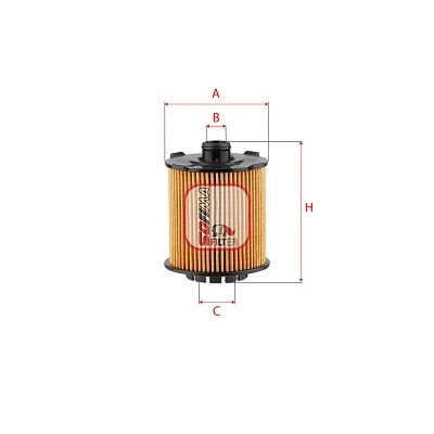 Filtr oleju SOFIMA S1VCCPE