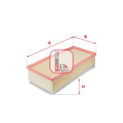 Filtr powietrza SOFIMA S 0333 A