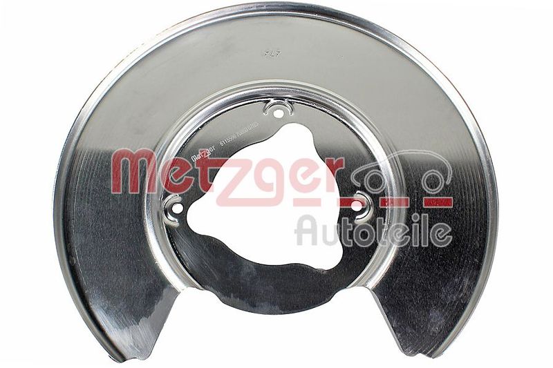Panel rozbryzgiwujący, tarcza hamulcowa METZGER 6115566