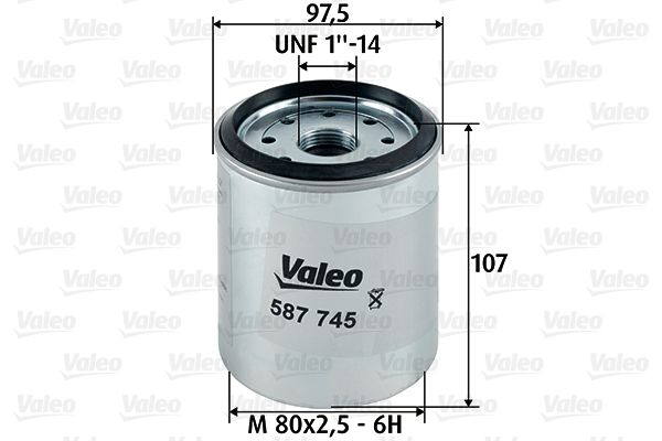 Filtr paliwa VALEO 587745