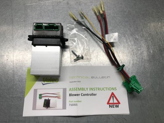 Regulator, wentylator nawiewu do wnętrza pojazdu VALEO 710355