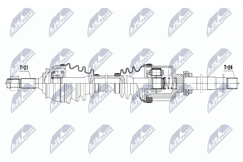 Wał napędowy NTY NPW-CT-057
