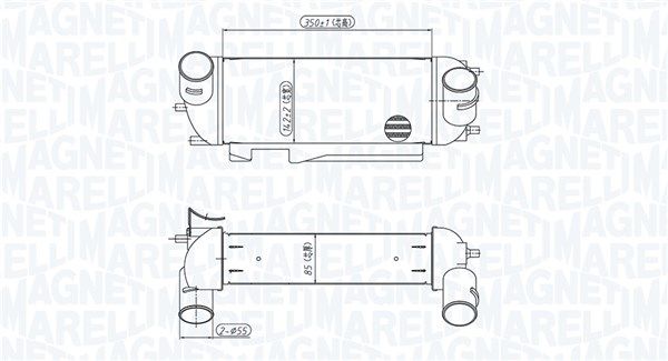 Chłodnica powietrza doładowującego MAGNETI MARELLI 351319205710