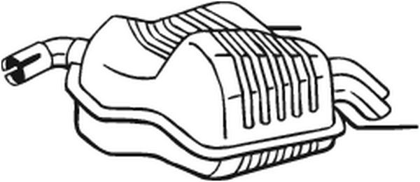 Tłumik końcowy BOSAL 215-003