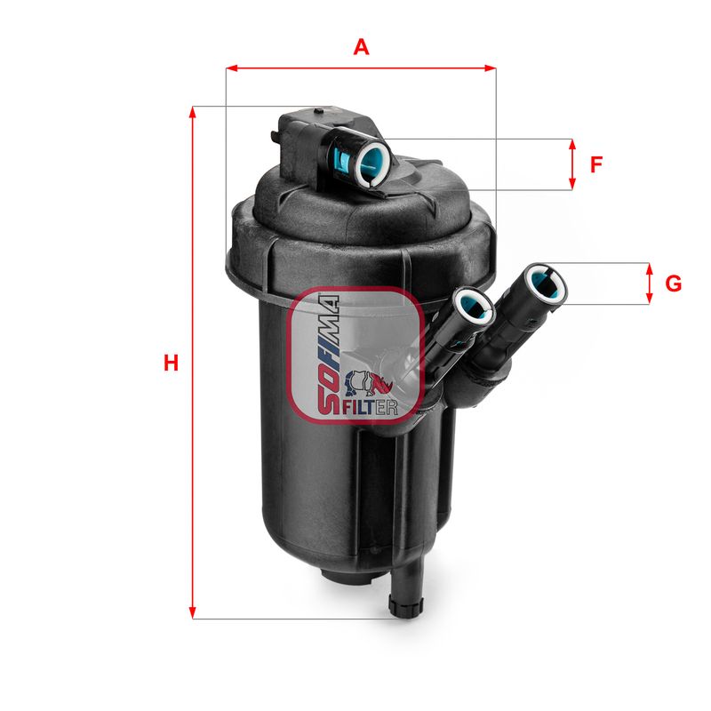 Filtr paliwa SOFIMA S 5116 GC
