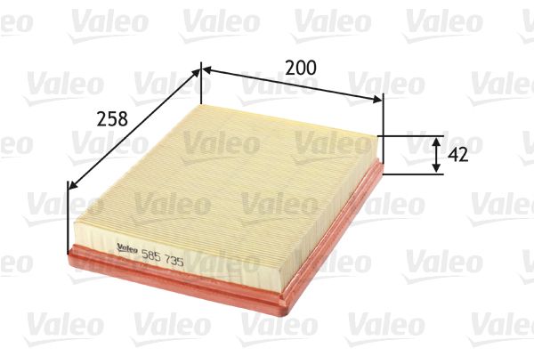 Filtr powietrza VALEO 585735