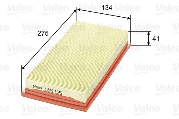 Filtr powietrza VALEO 585165