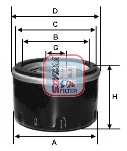 Filtr oleju SOFIMA S 2640 R