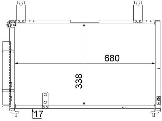 Skraplacz, klimatyzacja MAHLE AC565000S