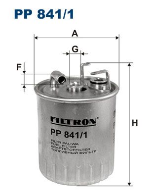 Filtr paliwa FILTRON pp 841/1