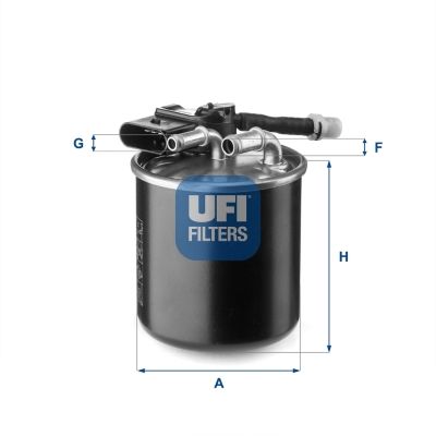Filtr paliwa UFI 24.151.00
