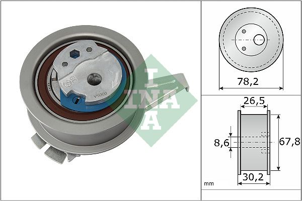 Rolka napinacza, pasek rozrządu INA 531084710