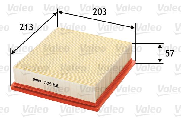 Filtr powietrza VALEO 585101