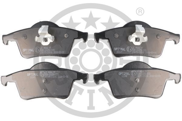 Zestaw klocków hamulcowych, hamulce tarczowe OPTIMAL BP-10349