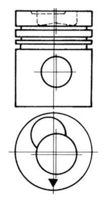 Tłok KOLBENSCHMIDT 92969600