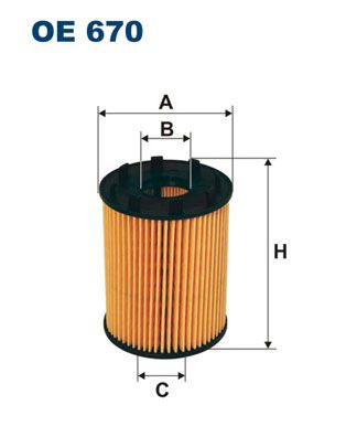 Filtr oleju FILTRON oe 670