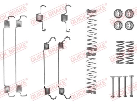 Zestaw akcesoriów, szczęki hamulcowe QUICK BRAKE 105-0835