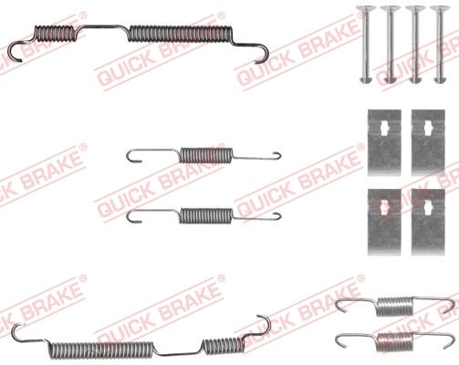 Zestaw akcesoriów, szczęki hamulcowe QUICK BRAKE 105-0050