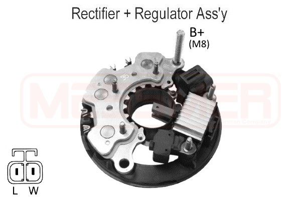 Prostownik, alternator ERA 215943