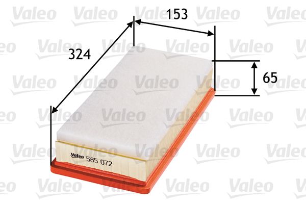 Filtr powietrza VALEO 585072