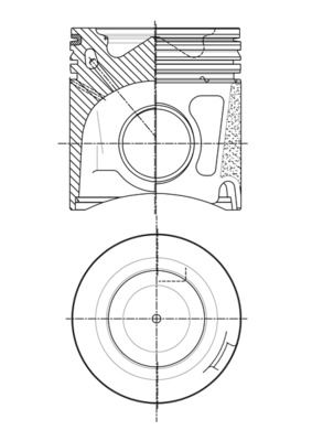 Tłok MAHLE 007PI00150002