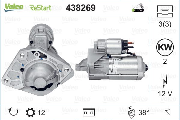Rozrusznik VALEO 438269