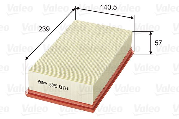 Filtr powietrza VALEO 585079