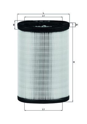 Filtr powietrza MAHLE LX597
