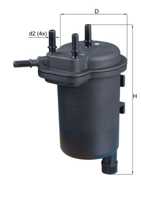 Filtr paliwa MAHLE KL430