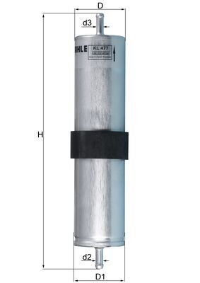 Filtr paliwa MAHLE KL477
