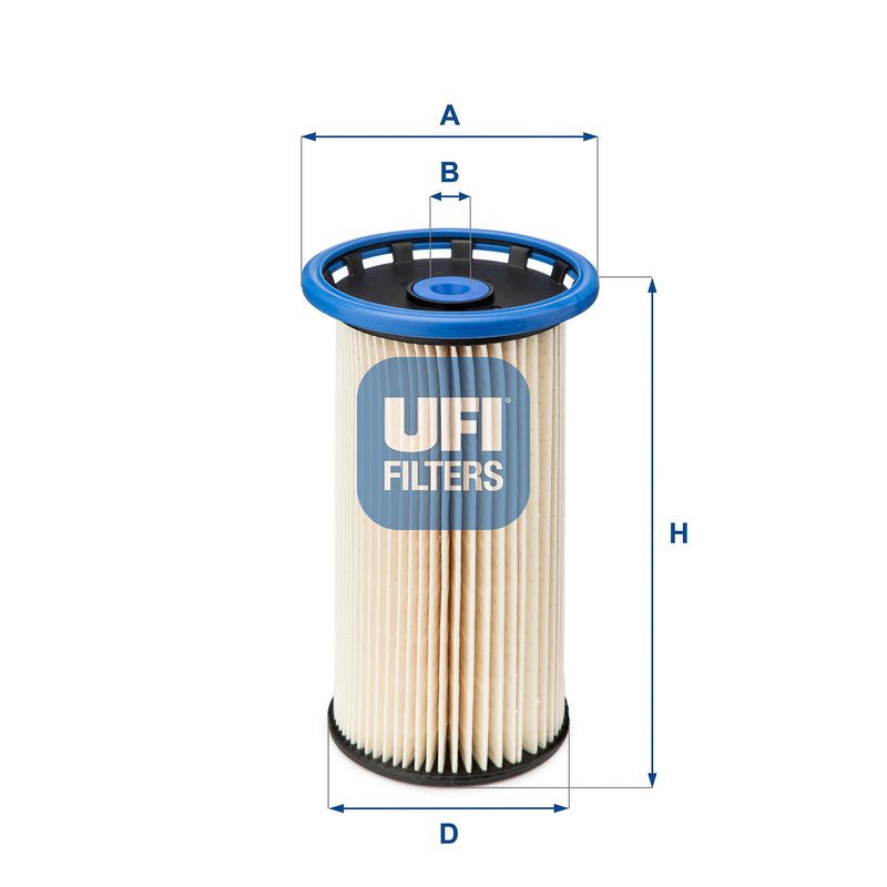 Filtr paliwa UFI 26.038.00