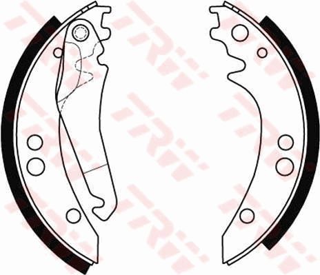 Zestaw szczęk hamulcowych TRW gs8434
