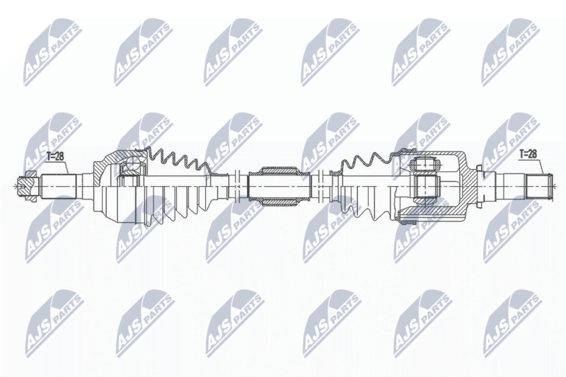 Wał napędowy NTY NPW-MZ-062