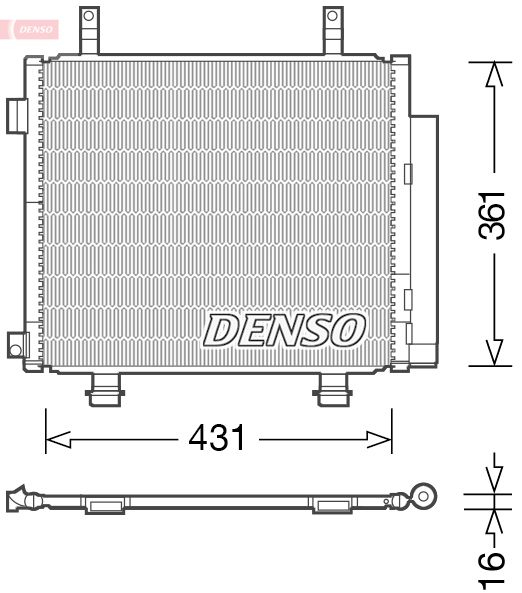 Skraplacz, klimatyzacja DENSO DCN47004