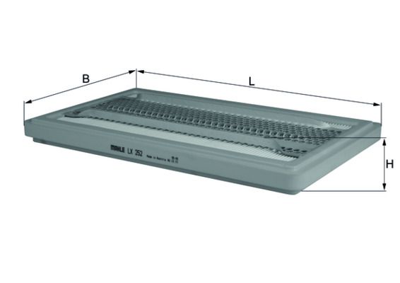 Filtr powietrza MAHLE LX252
