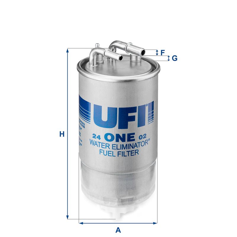 Filtr paliwa UFI 24.one.02
