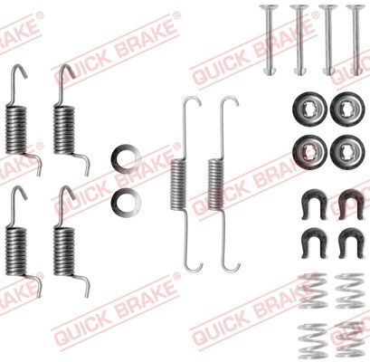 Zestaw akcesoriów, szczęki hamulcowe hamulca postojowego QUICK BRAKE 105-0788