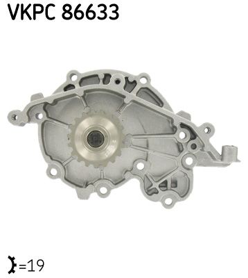 Pompa wody, chłodzenie silnika SKF vkpc 86633